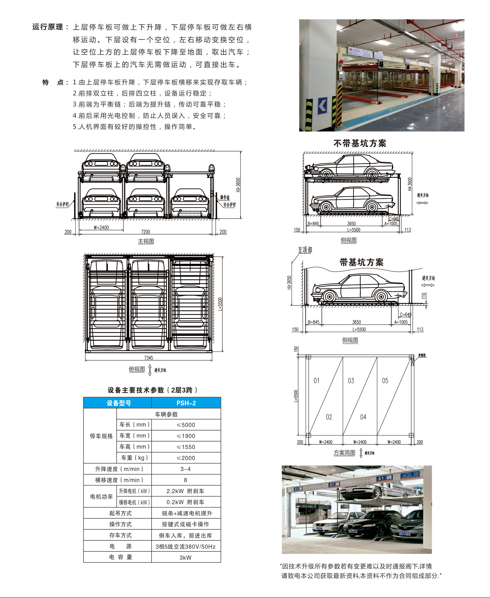 PSH-2 二層升降橫移車(chē)庫（型号三）