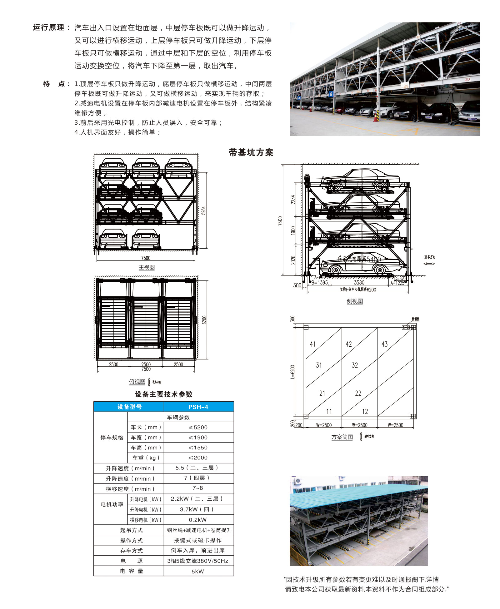 PSH-4 四層升降橫移車(chē)庫